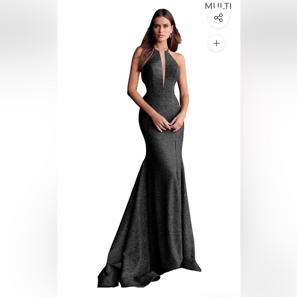 Jovani Halter Neck Formal Dress